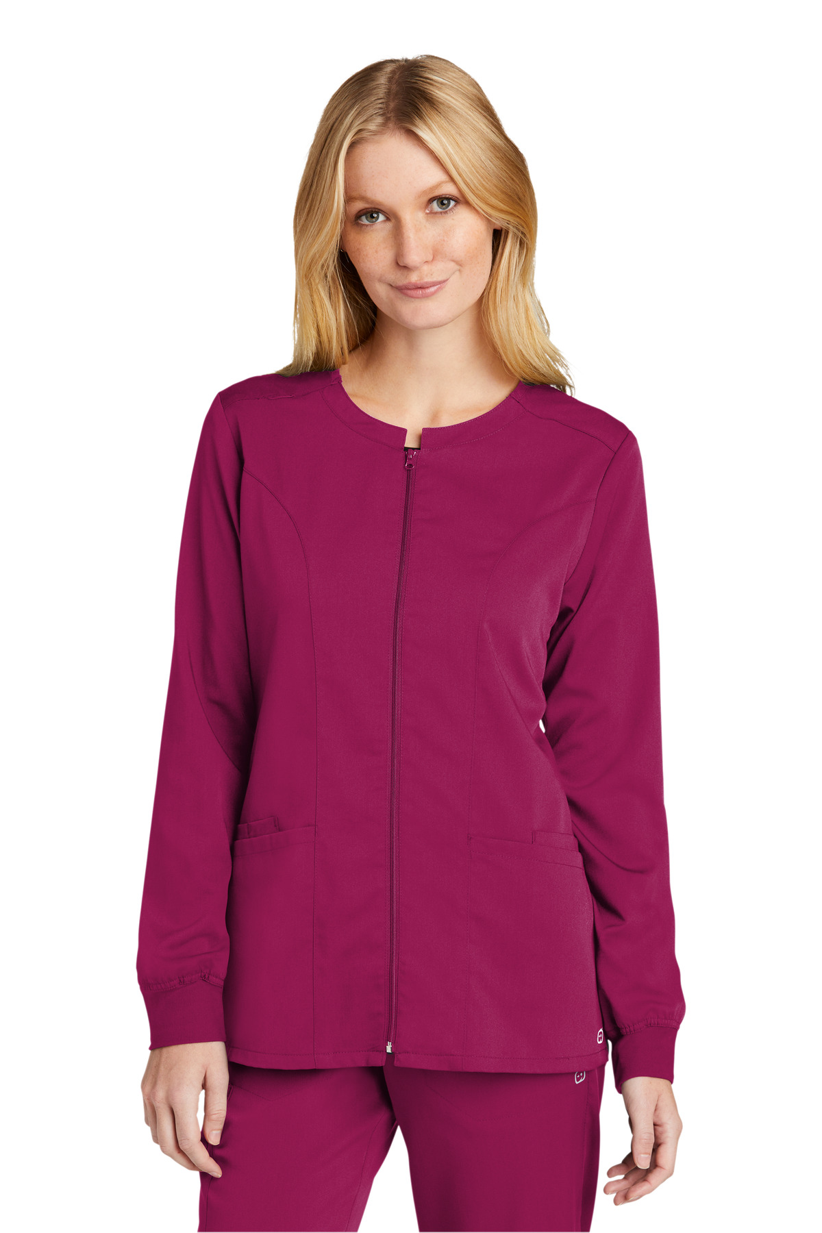 Wonderwink WW4088 Women's Premiere Flex Full-Zip Scrub Jacket