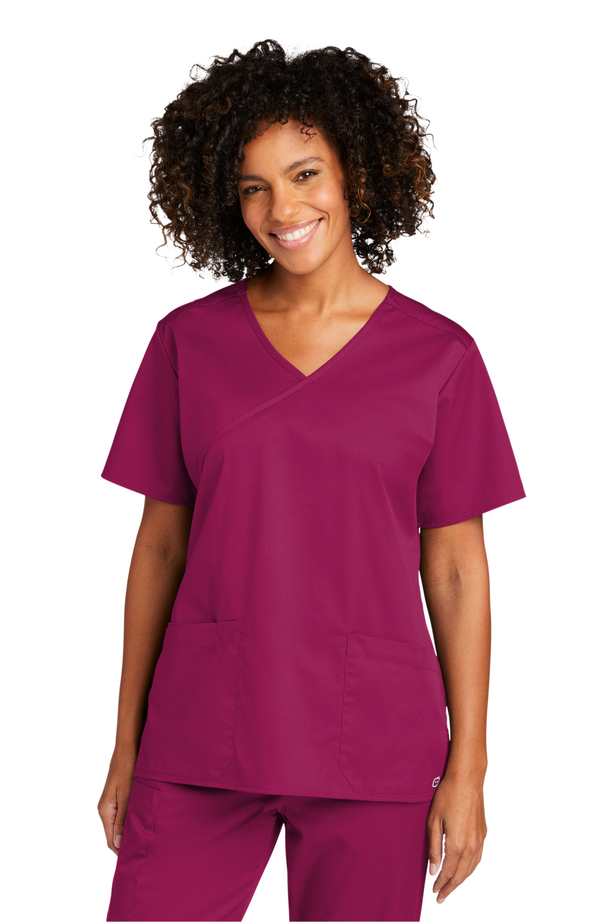 Wonderwink WW4760 Women's WorkFlex Mock Wrap Top
