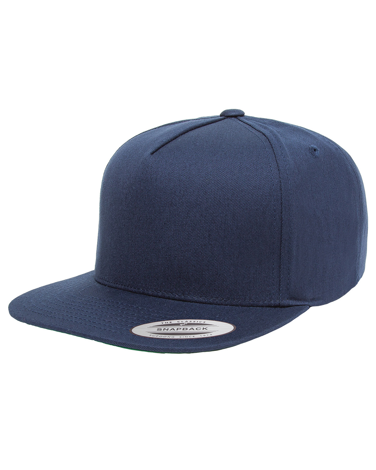 Yupoong Y6007 Adult 5-Panel Cotton Twill Snapback Cap