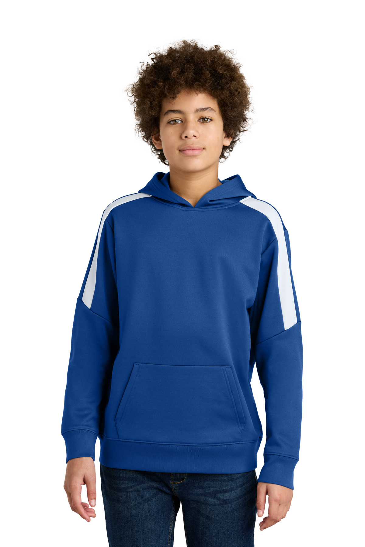 Sport-Tek Youth Sport-Wick Fleece United Pullover Hoodie YST255