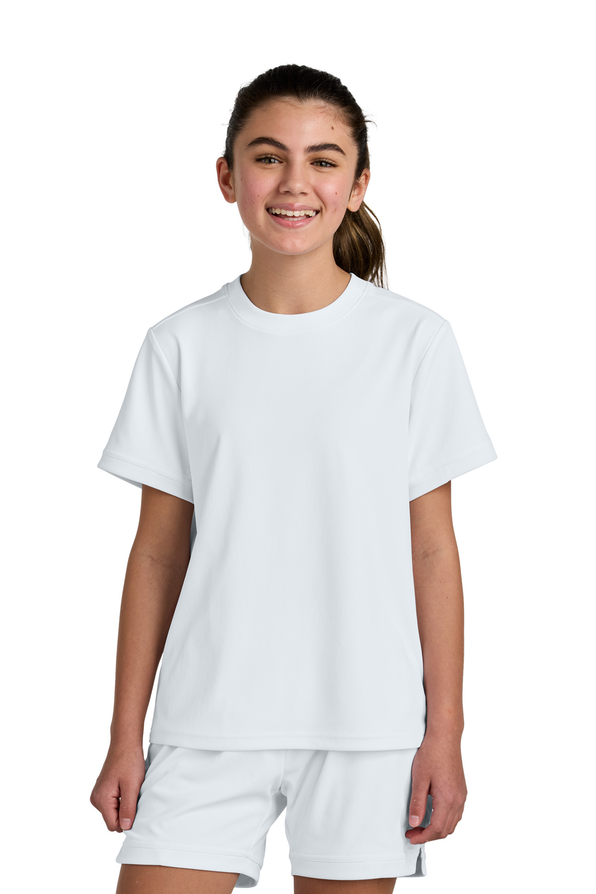 Sport-Tek Youth Club Short Sleeve Crew YST440